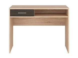 Työpöytä BRW Nepo Plus BIU1S, tammi/tummanruskea hinta ja tiedot | Tietokonepöydät ja työpöydät | hobbyhall.fi