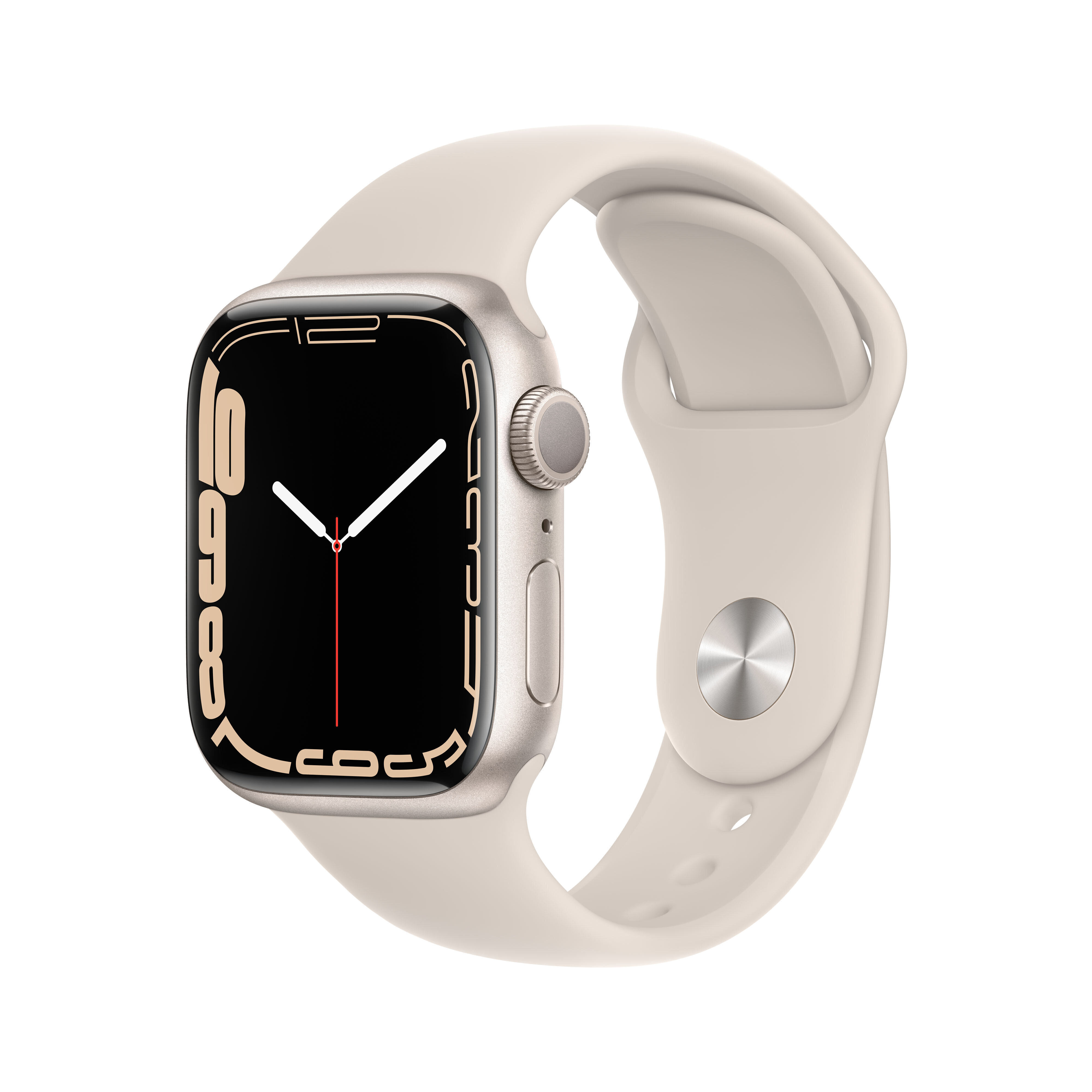 Apple Watch Series 7 (GPS, 45mm) - Starlight Aluminium Case with ...