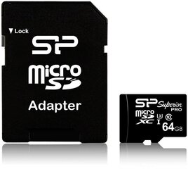 Atminties kortelė Silicon Power SP064GBSTXDU3V10SP hinta ja tiedot | Kameran muistikortit | hobbyhall.fi