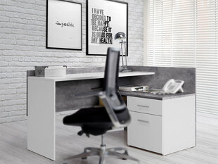 Kirjoituspöytä Net106 MT939, harmaa / valkoinen hinta ja tiedot | Tietokonepöydät ja työpöydät | hobbyhall.fi