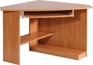 Kirjoituspöytä Caren L, ruskea hinta ja tiedot | Tietokonepöydät ja työpöydät | hobbyhall.fi