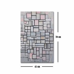 Taulu koostumus 6 (Piet Mondrian) hinta ja tiedot | Taulut | hobbyhall.fi